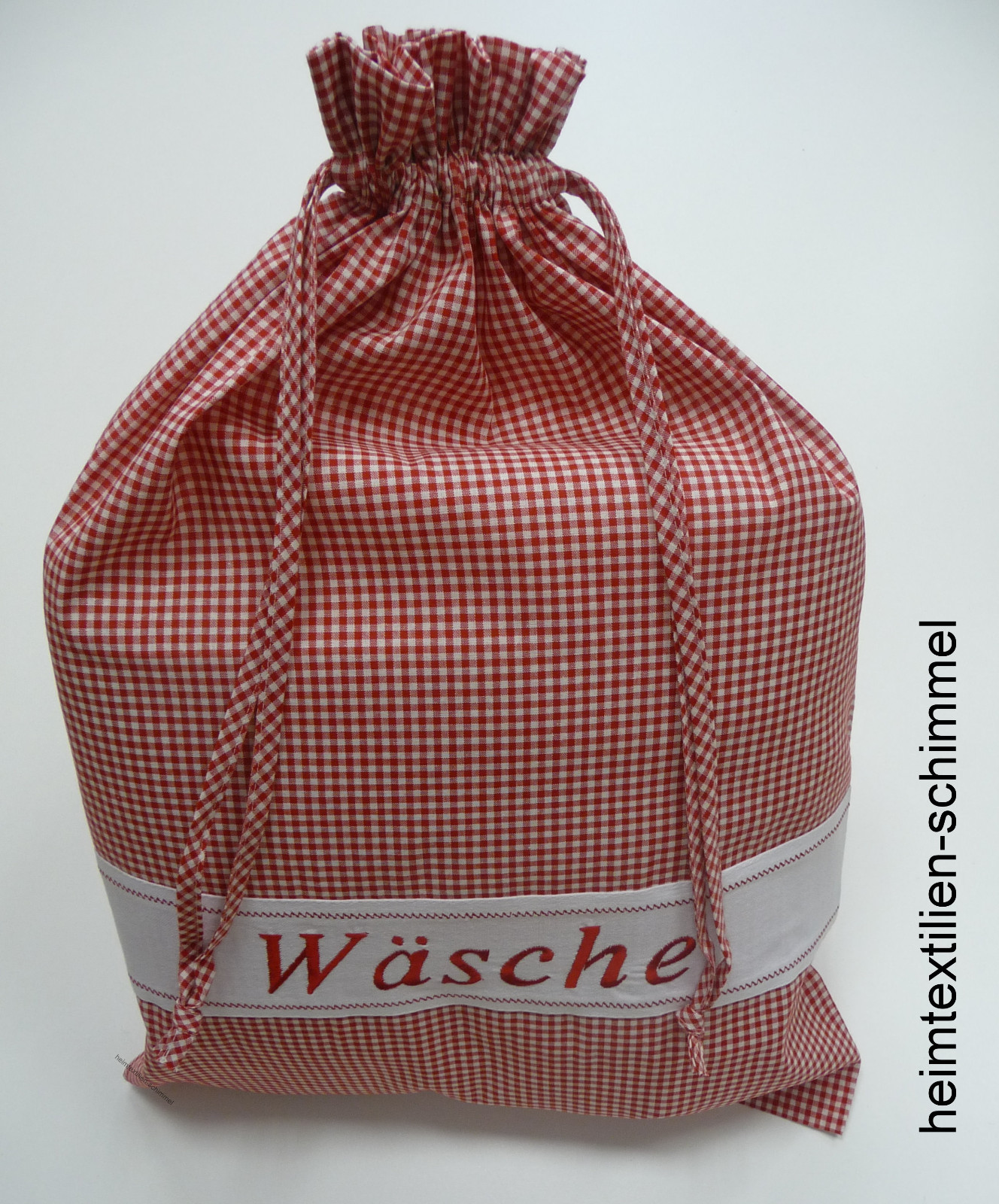 WÄSCHESACK Wäschebeutel Sack Wäschenetz Wäschetasche Beutel Wäsche rot 45x65cm