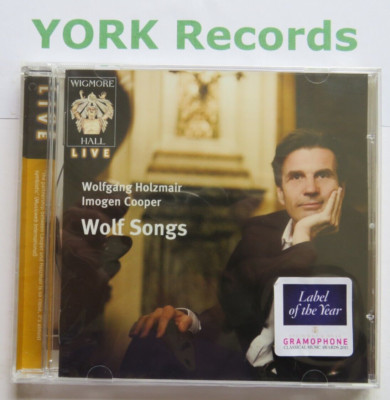 WOLFGANG HOLZMAIR - Wolf Songs - New Sealed CD Wigmore Hall