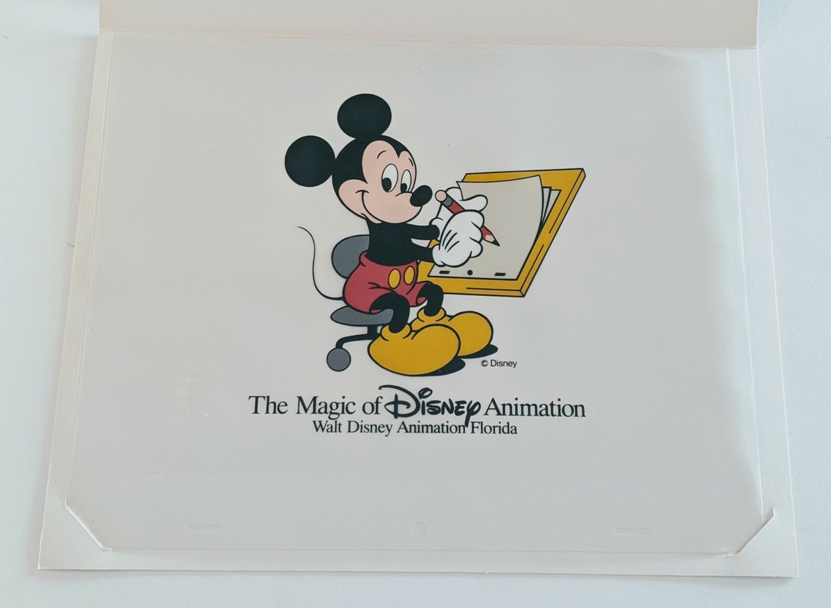 DISNEY ANIMATOR MGM STUDIOS MICKEY MOUSE HAND PAINTED CEL