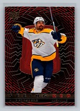 Filip Forsberg 2023-24 Upper Deck SEEING RED GOLD FOIL SR-72 Hockey NHL Card