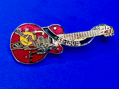 Hard Rock Cafe St Louis Eddie Cochran Dead Rocker Red Gretsch