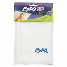 EXPO 1752313 Microfiber Cleaning Cloth 12 x 12 White- 2 pack