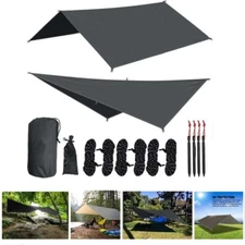 Hammock Rain Fly Waterproof,UV Protection and PU 3000mm Waterproof Tent Tarp USA