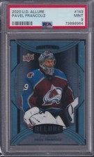 PAVEL FRANCOUZ - 2020 Upper Deck Allure Rookie #143, PSA 9