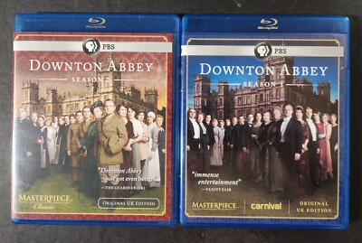DOWNTON ABBEY: SEASONS 2 & 3 BLU-RAY MASTERPIECE CLASSIC ORIGINAL UK EDITION VG+