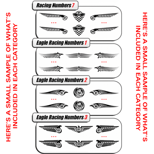 RACING GRAPHICS CLIPART-VINYL CUTTER PLOTTER RACE CAR IMAGES-VECTOR ...