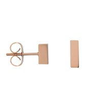 Ixxxi Ohrstecker Abstract Rectangle Rosé