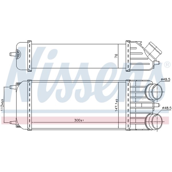 LadeluftküHler LuftgeküHlt Aluminium FüR Peugeot 207 Wa_ Wc_ CC Wd_ Wk_-image