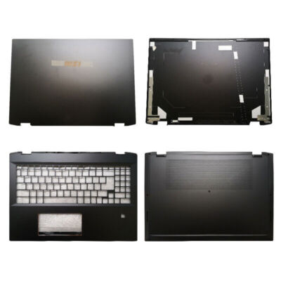 for MSI Summit E16 Flip MS-1591 16in Laptop LCD Back Cover/Palmrest/Bottom Case 