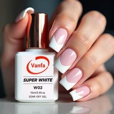 Vanfa Soak Off Gel Nail Polish 0.5 Oz W02 *Pick any Color*