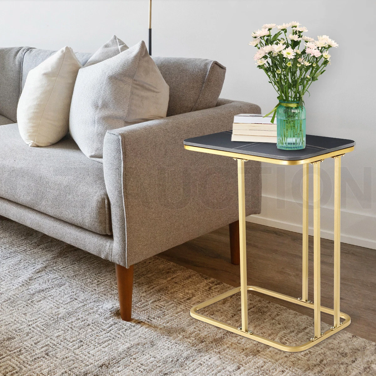 C shaped 2024 marble table