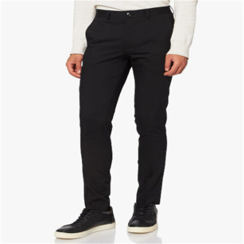 Herren Anzughose Freizeit Slim Solide Hose Business Büro Lange Anzughose - Bild 7 von 16