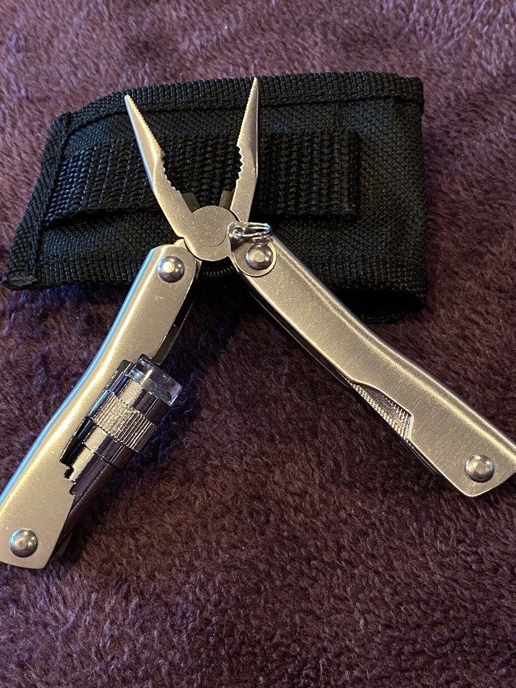 18-in-1 Multi-Tool Pliers with Durable Nylon Carrying Case