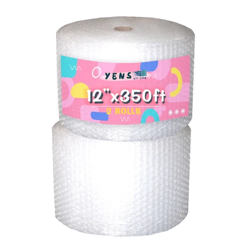 Yens3/16" Small Bubble Cushioning Padding Roll 700'x 12" Wide Perf 12" 700FT - product listing photo