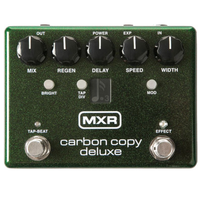 MXR Carbon Copy Deluxe M292 with Tap Tempo Guitar Effect Pedal - New