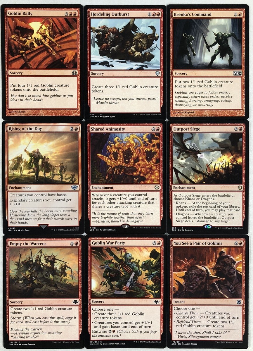 EDH Goblin Deck - Commander MTG Magic the Gathering