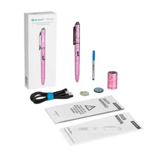 Olight Open Glow Donut Rechargeable Penlight, LED/Green Laser, 120 Lu, 2 Refills