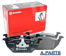 BREMBO BREMSBELAGSATZ KOMPLETT VORDERACHSE AUDI A1 A3 SKODA 6Y SEAT 6J VW POLO