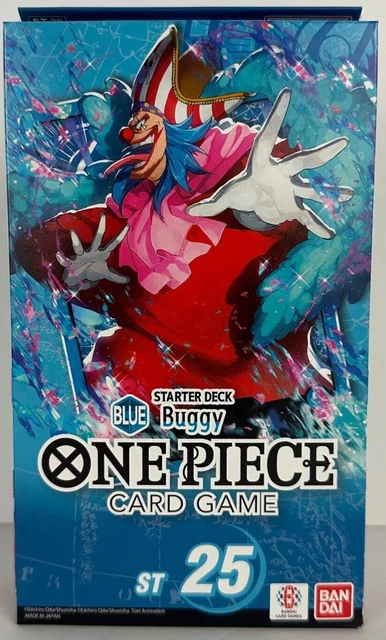 One Piece TCG Blue Starter Deck 25 Buggy ST-25 OP-11 Booster New Sealed