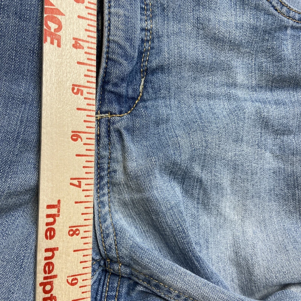 复古 America Blues 紧身牛仔裤女式 8/29 码浅蓝色牛仔布 — 第 4/4 张图片