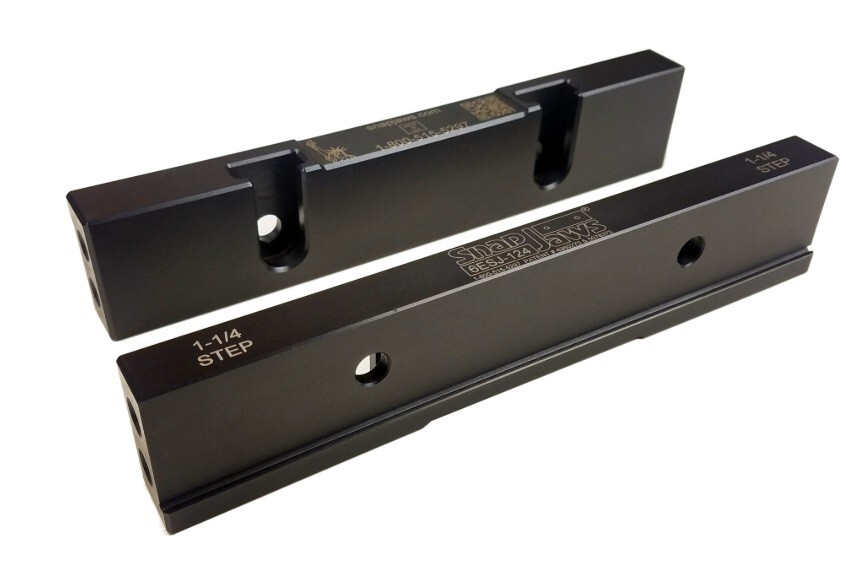 Snap Jaws 6ESJ-124 Extension Step Jaw 1-1/4 Step Milling Vise USA