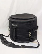 Pro Tec Drum Case with Shoulder Strap & Cymbal Pouch - 12"x10" Soft Padded Black