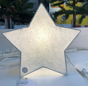 Ikea Strala Lampe Dekoleuchte Aus Papier Tischlampe Dekolampen Stern Weiss 30cm Ebay 