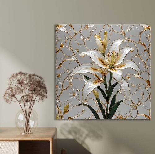 Golden Lily Limited Edition High Quality Home Decor Australian Made - Bild 2 von 3