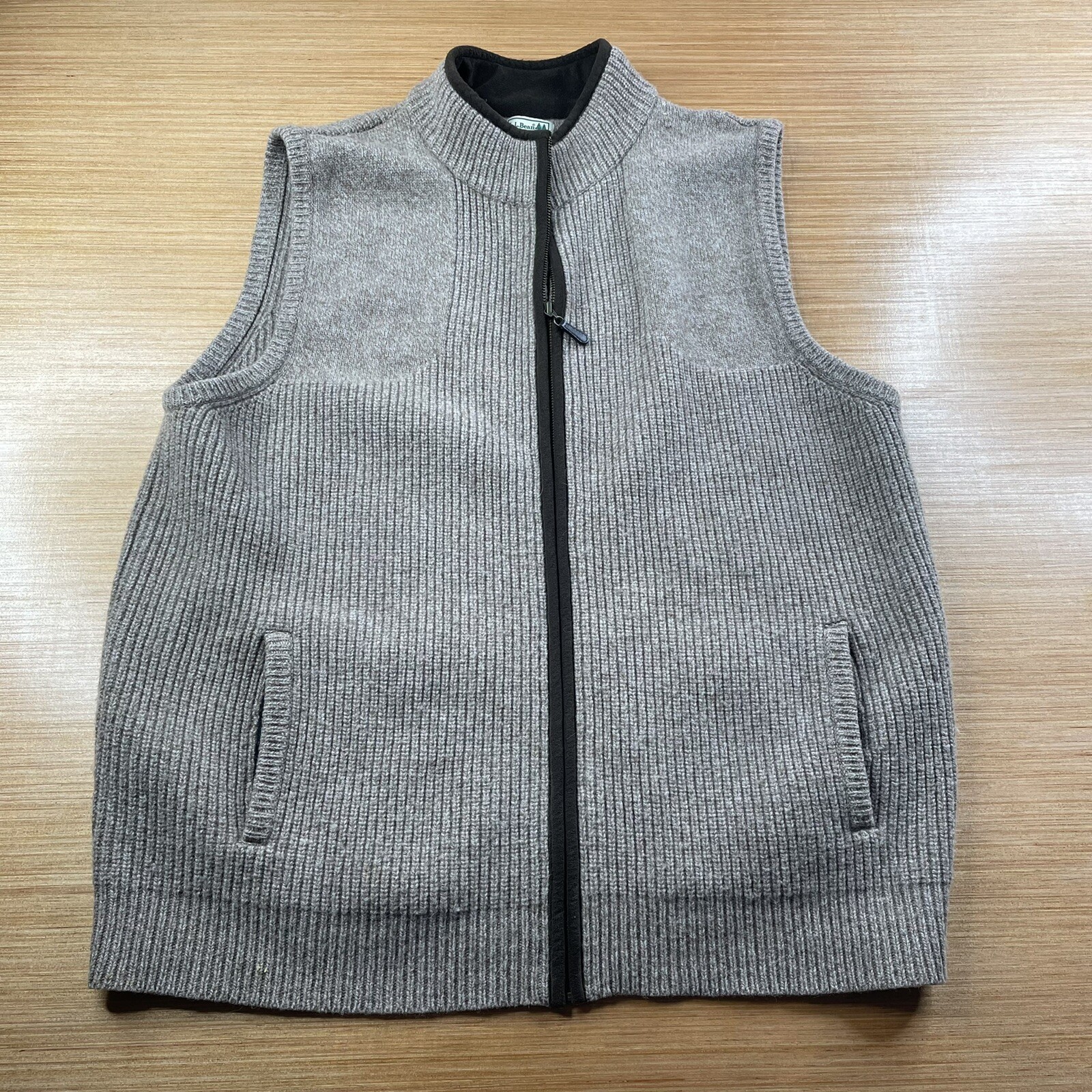 LL BEAN Waterfowl Sweater Vest Mens 