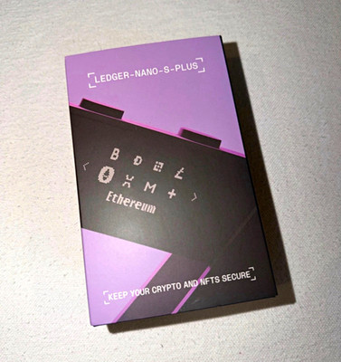 Ledger Nano S Plus USB Crypto Hardware Wallet w/ Box, MPN NANO S PLUS