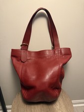 Vintage Coach 4082 Old Coach Tote Bag in Black Leather for sale
