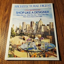Architectural Digest Magazine April 2010 Shop Like a Designer Special Edition