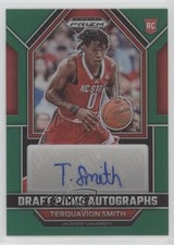 2023-24 Panini Prizm Draft Picks Green Terquavion Smith #DPA-TQS Auto e9p