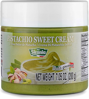 SICANIA - Premium Pistachio Cream, 7.05 Oz (200G) - Authentic Italian, Gluten-Fr