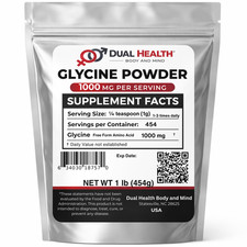 Glycine Powder Pure Amino Acid Supplement Sleep  Recovery Bulk Sizes