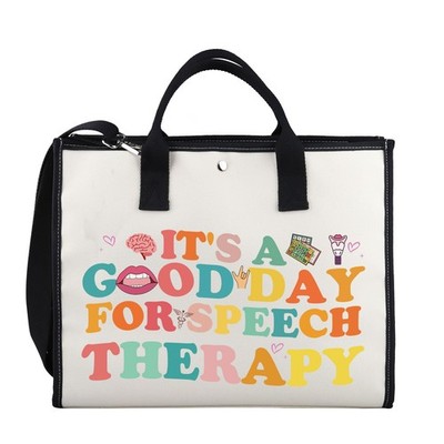 SLP Tote Bag for Speech Language Pathologist Therapist Graduation Gift Bag