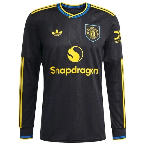 Manchester United adidas Third Authentic Shirt 2025-26 - Long Sleeve