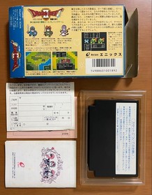 Dragon Quest I II III IV 1 2 3 4 FC Famicom ENIX Complete w/Box Manual NTSC-J