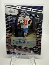 Panini 2024 Absolute Rookie Autograph Tyler Nubin #147 New York Giants NFL