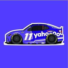 2025 Denny Hamlin Yahoo NASCAR Sticker