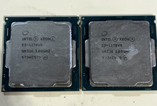 LOT OF 2 INTEL XEON E3-1270V6 3.8GHZ 4 CORE SR326 CPU PROCESSOR