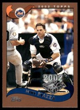Mike Piazza 2002 Topps Opening Day #107 Mets MLB READ FREE SHIPPING AutographDen