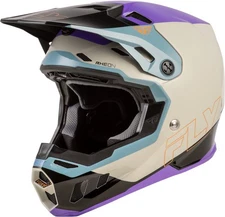 Fly Racing Formula CC Glide Youth MX Offroad Helmet Purple/Stone LG