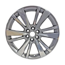 20x8 12 Spoke Alloy Wheel Polished Painted Medium Charcoal 560-04847 20x8 12 Spoke Alloy Wheel Polished Painted Medium Charcoal 560-04847