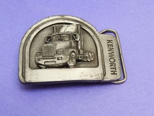 KENWORTH Tonkin 1985 B-42 Pewter Belt Buckle Semi Truck Trucker Vintage