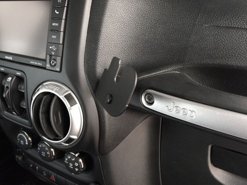 Radio Bar Passenger Holder 75WXST CB Mic Grab Mount Fits For Wrangler JK 2011-up thumbnail 8