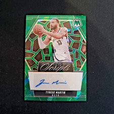 2024-25 Panini Mosaic Tyrese Martin Scripts Green Ice Auto (MS-TMB) brooklynnets