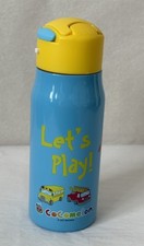 New Zak Designs 13.5 oz Cocomelon Straw Water Bottle Stainless Steel SH2 