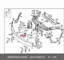 Mercedes-Benz Konsole SL R231 A2316200231 Original Neu Mercedes-Benz Konsole SL R231 A2316200231 Original Neu