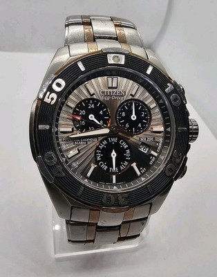 Citizen Signature Courageous Chronograph - EcoDrive Two Tone BL5446-51H